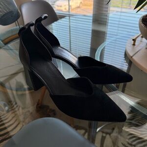 Anne Fontaine NALIA Pointed Toe Mid Block Heel Pumps